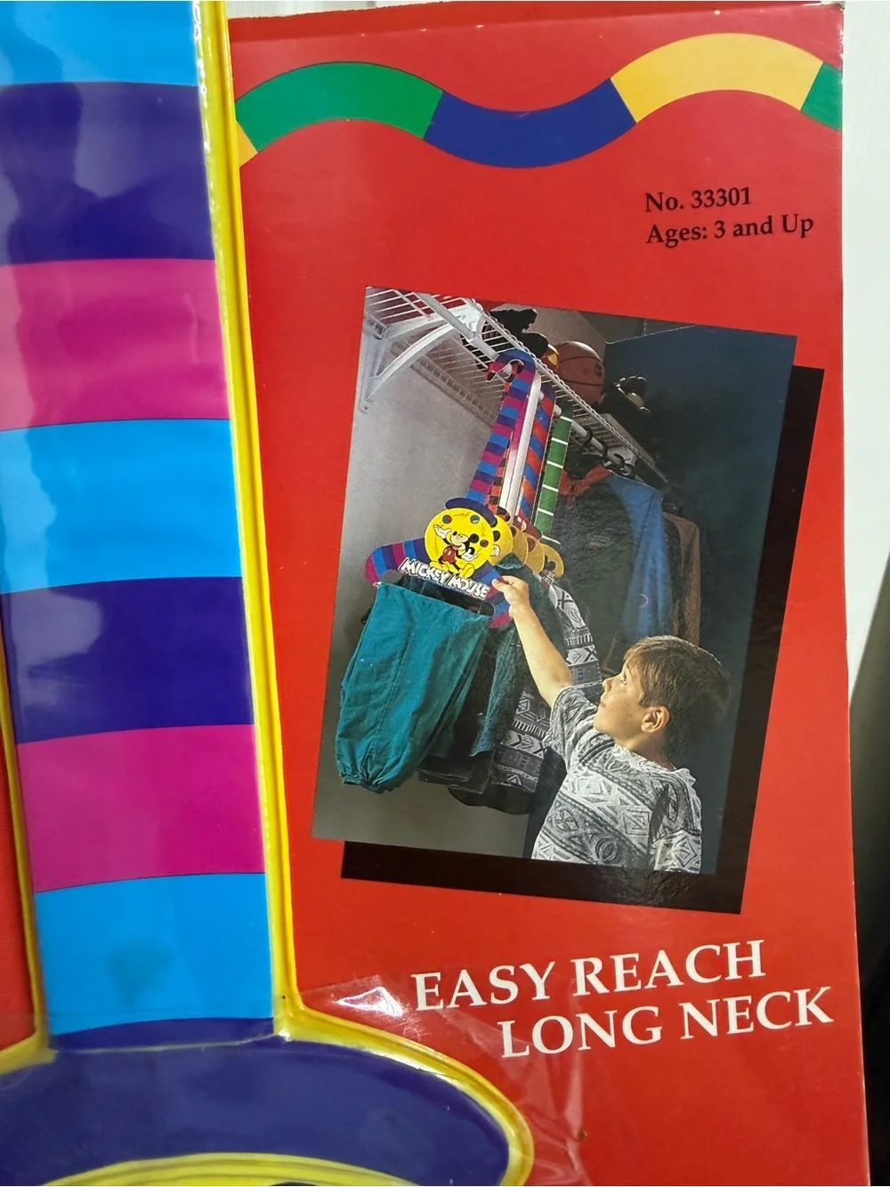 Mickey Mouse Kids' Blue & Multicolor Hanger Organizer